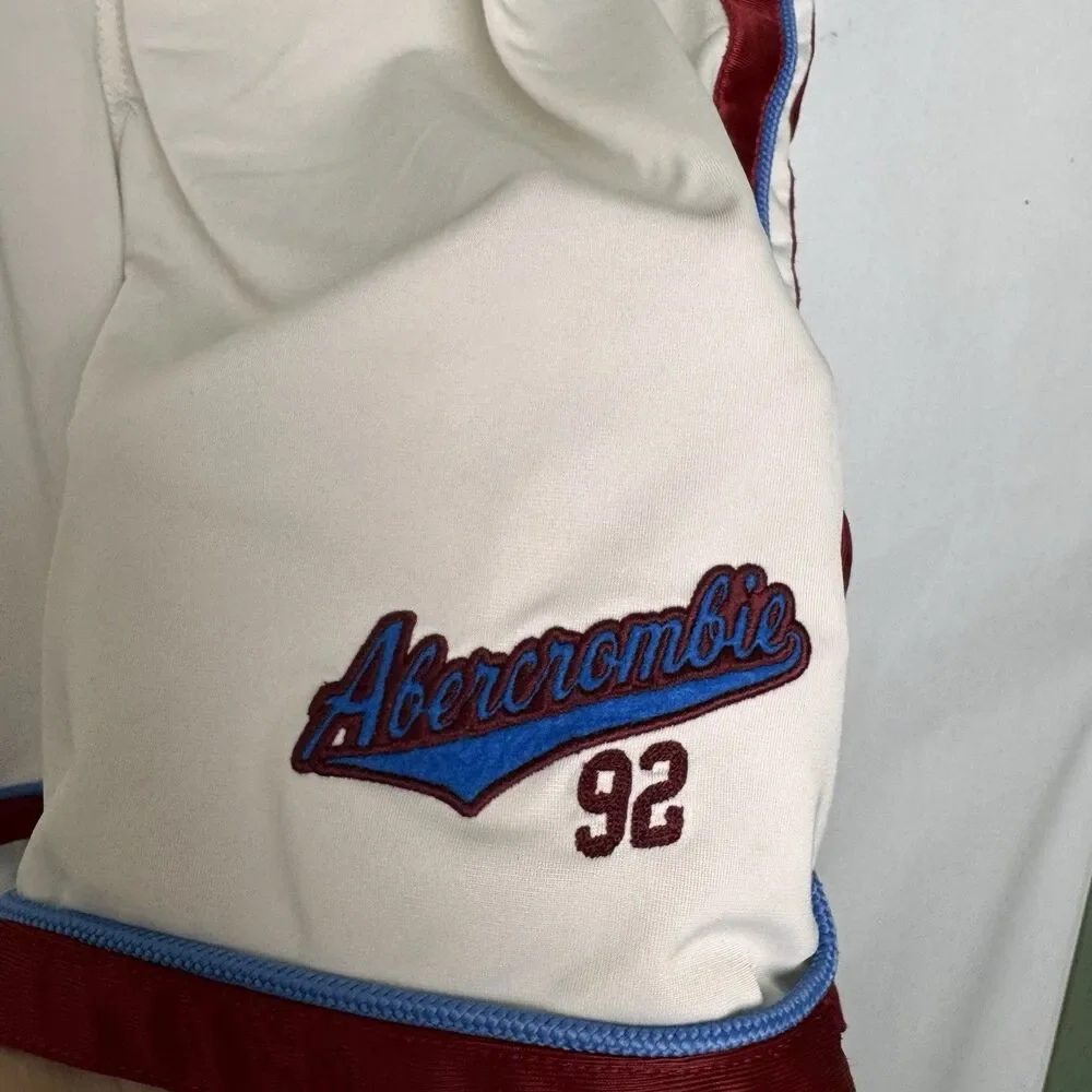 VTG Abercrombie & Fitch Golden State Warriors Shorts Men L White NBA Basketball